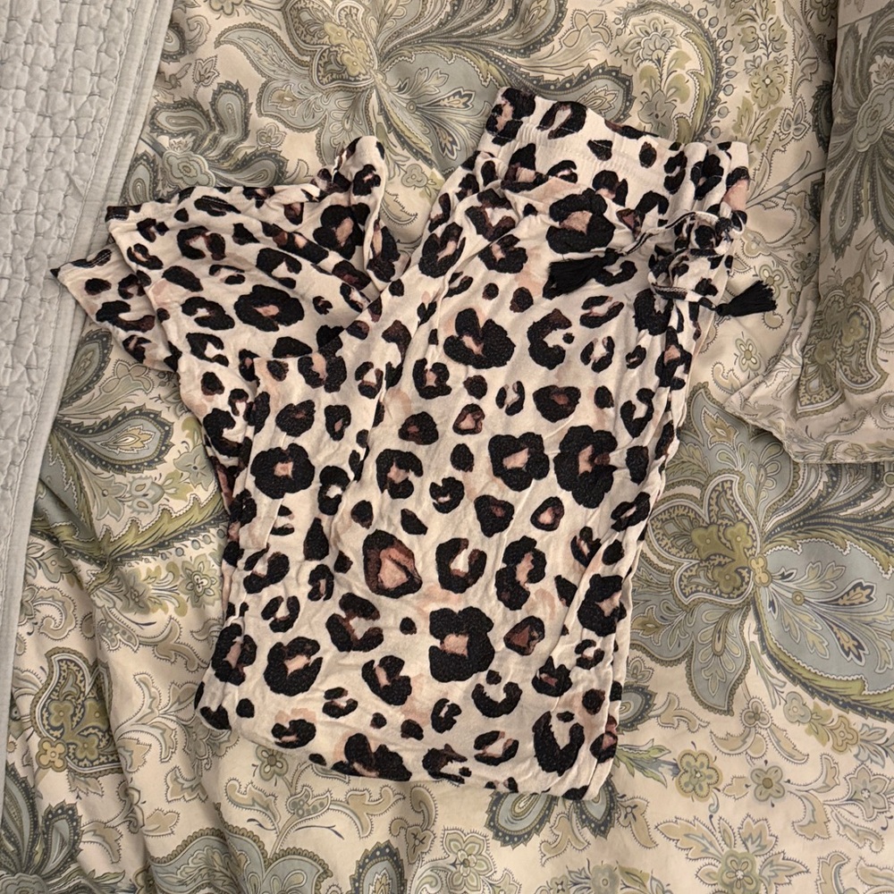 Leopard Print Women's pajama pants